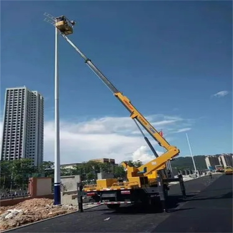 枣庄维修路灯的曲臂升降车出租